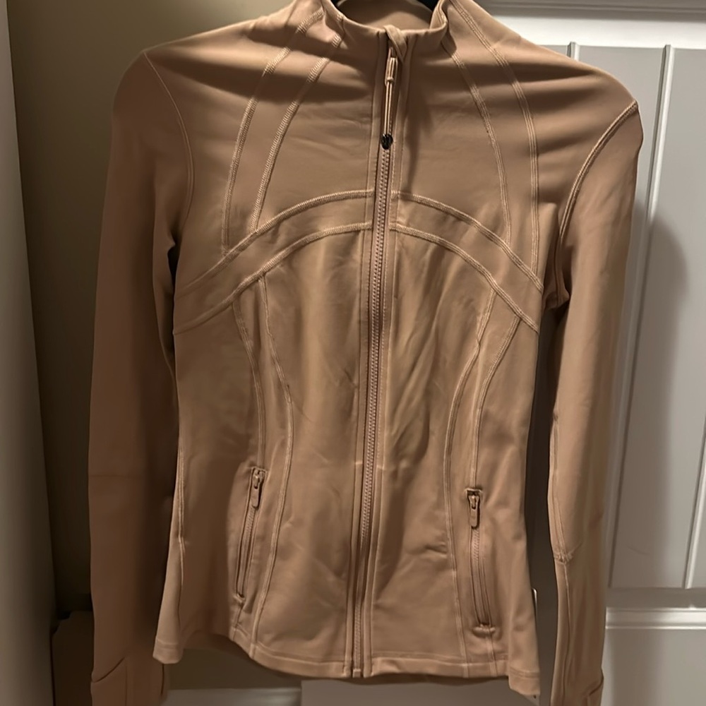 lululemon athletica Beige Full-Zip Jacket